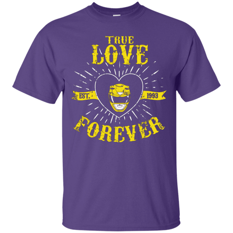 T-Shirts Purple / Small True Love Forever Yellow T-Shirt