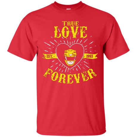 T-Shirts Red / Small True Love Forever Yellow T-Shirt