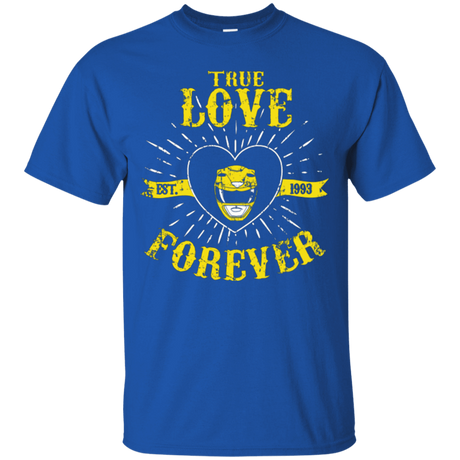 T-Shirts Royal / Small True Love Forever Yellow T-Shirt