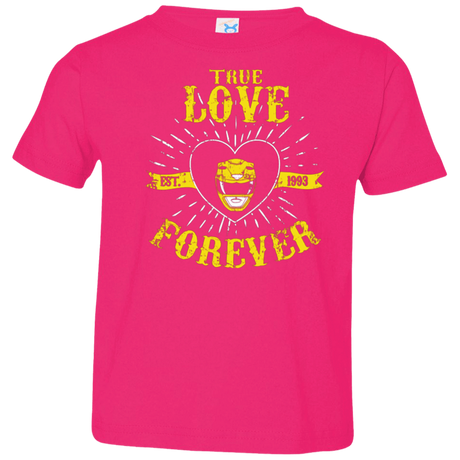 T-Shirts Hot Pink / 2T True Love Forever Yellow Toddler Premium T-Shirt