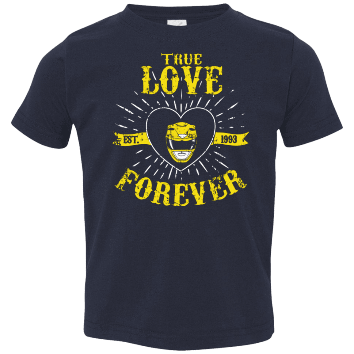 T-Shirts Navy / 2T True Love Forever Yellow Toddler Premium T-Shirt