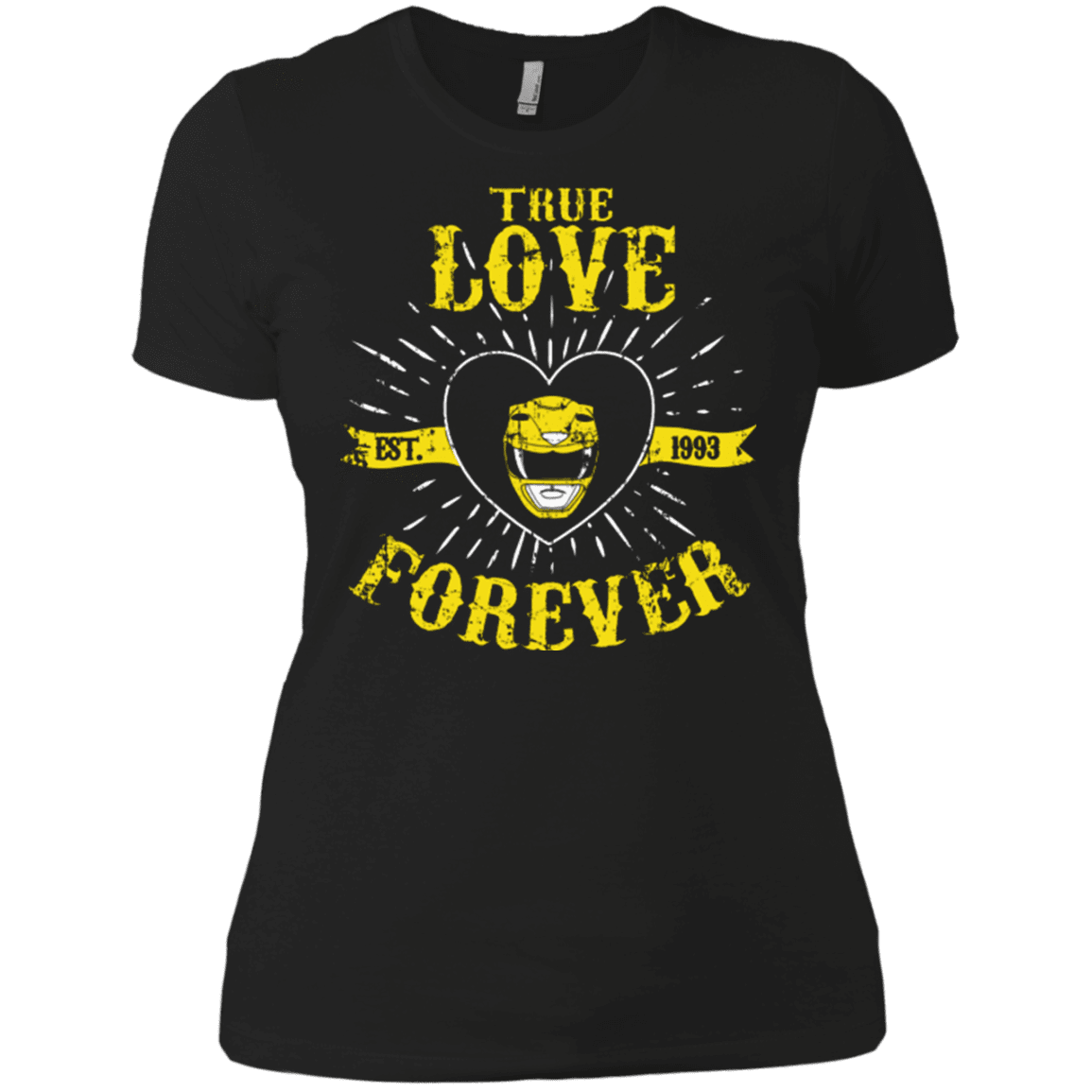 T-Shirts Black / X-Small True Love Forever Yellow Women's Premium T-Shirt