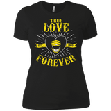 T-Shirts Black / X-Small True Love Forever Yellow Women's Premium T-Shirt