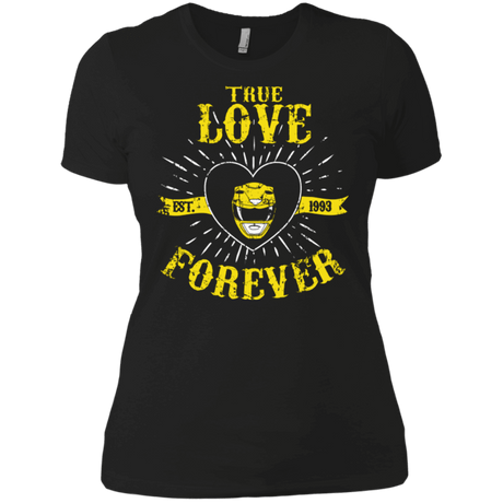 T-Shirts Black / X-Small True Love Forever Yellow Women's Premium T-Shirt