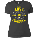 T-Shirts Heavy Metal / X-Small True Love Forever Yellow Women's Premium T-Shirt