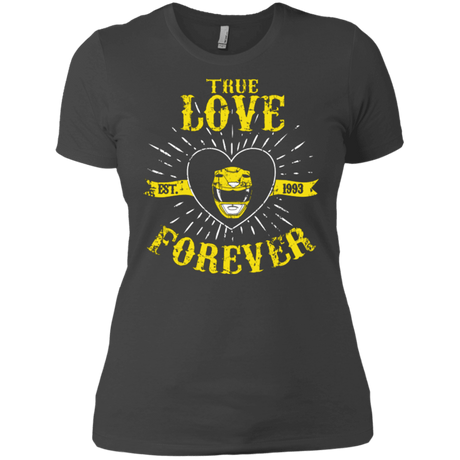 T-Shirts Heavy Metal / X-Small True Love Forever Yellow Women's Premium T-Shirt