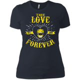 T-Shirts Indigo / X-Small True Love Forever Yellow Women's Premium T-Shirt
