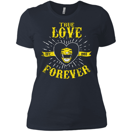 T-Shirts Indigo / X-Small True Love Forever Yellow Women's Premium T-Shirt