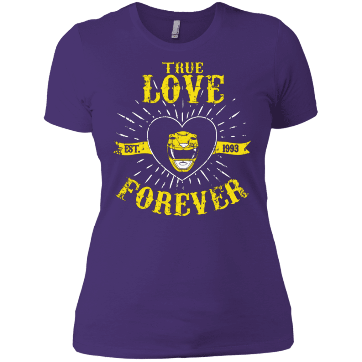 T-Shirts Purple / X-Small True Love Forever Yellow Women's Premium T-Shirt