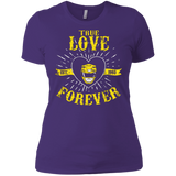 T-Shirts Purple / X-Small True Love Forever Yellow Women's Premium T-Shirt