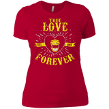 T-Shirts Red / X-Small True Love Forever Yellow Women's Premium T-Shirt