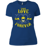 T-Shirts Royal / X-Small True Love Forever Yellow Women's Premium T-Shirt