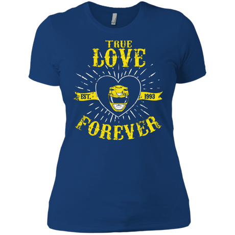 T-Shirts Royal / X-Small True Love Forever Yellow Women's Premium T-Shirt