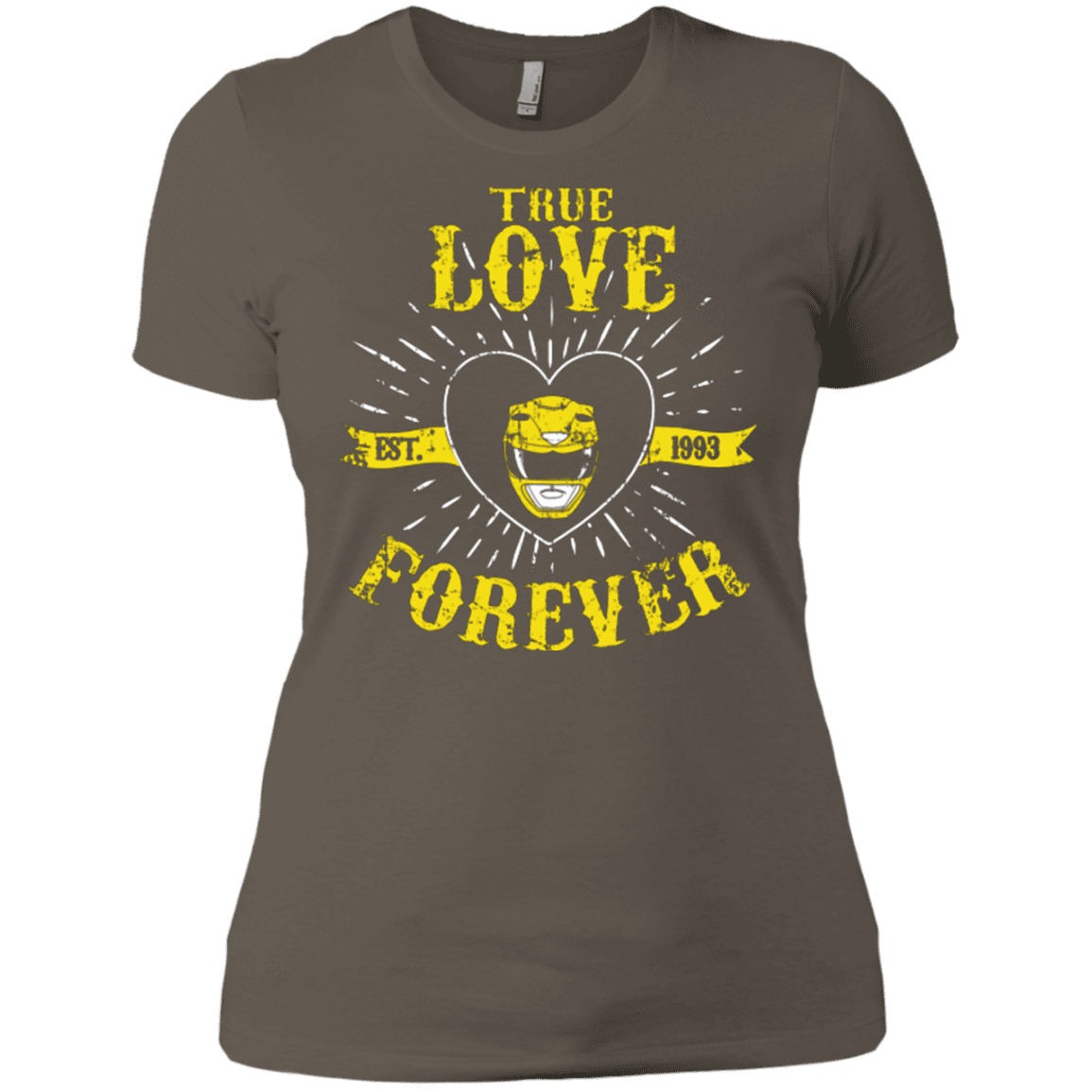 T-Shirts Warm Grey / X-Small True Love Forever Yellow Women's Premium T-Shirt
