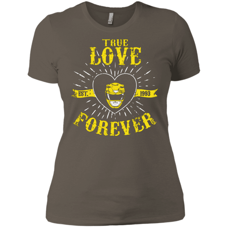 T-Shirts Warm Grey / X-Small True Love Forever Yellow Women's Premium T-Shirt