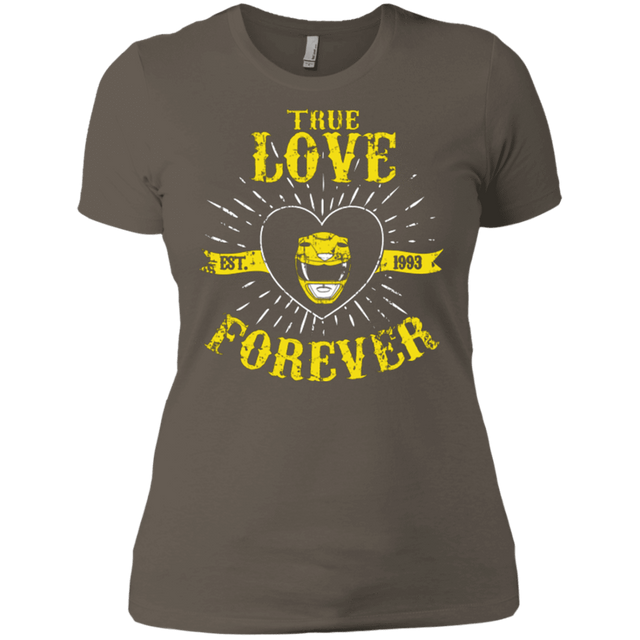 T-Shirts Warm Grey / X-Small True Love Forever Yellow Women's Premium T-Shirt