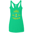 T-Shirts Envy / X-Small True Love Forever Yellow Women's Triblend Racerback Tank