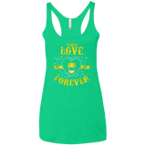 T-Shirts Envy / X-Small True Love Forever Yellow Women's Triblend Racerback Tank