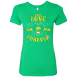 T-Shirts Envy / Small True Love Forever Yellow Women's Triblend T-Shirt