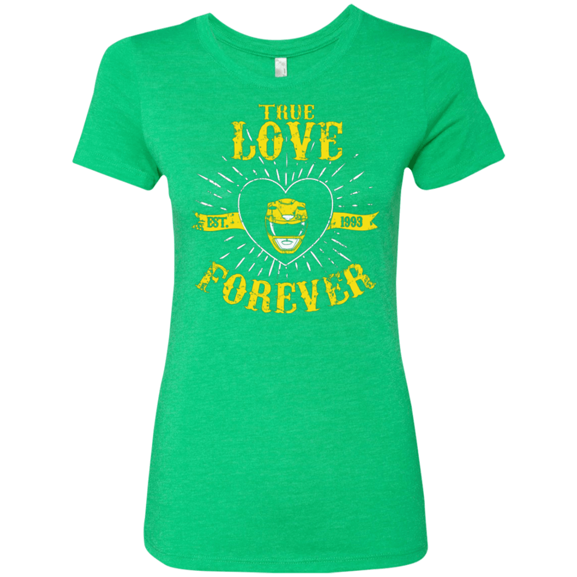 T-Shirts Envy / Small True Love Forever Yellow Women's Triblend T-Shirt