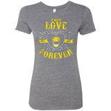 T-Shirts Premium Heather / Small True Love Forever Yellow Women's Triblend T-Shirt