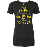 T-Shirts Vintage Black / Small True Love Forever Yellow Women's Triblend T-Shirt