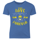 T-Shirts Vintage Royal / YXS True Love Forever Yellow Youth Triblend T-Shirt