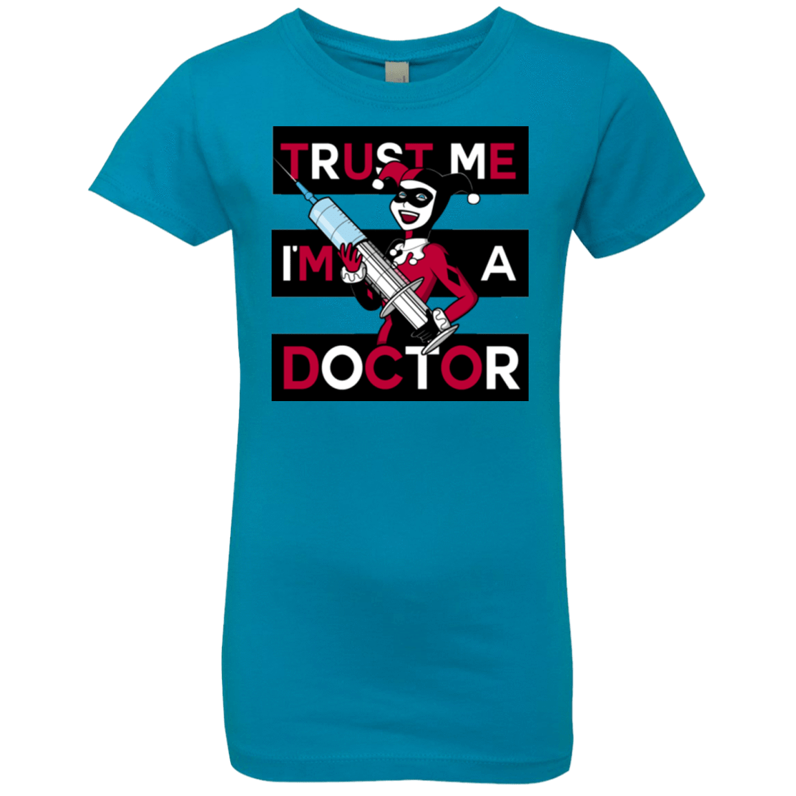 T-Shirts Turquoise / YXS Trust me! Girls Premium T-Shirt