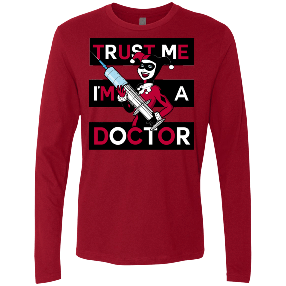 T-Shirts Cardinal / Small Trust me! Men's Premium Long Sleeve