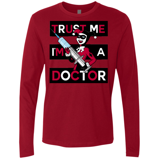 T-Shirts Cardinal / Small Trust me! Men's Premium Long Sleeve