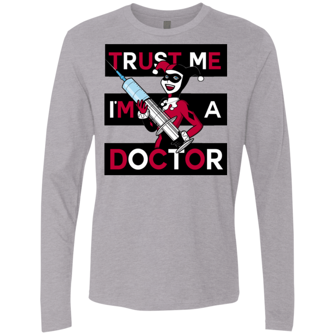 T-Shirts Heather Grey / Small Trust me! Men's Premium Long Sleeve