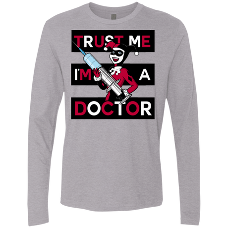 T-Shirts Heather Grey / Small Trust me! Men's Premium Long Sleeve