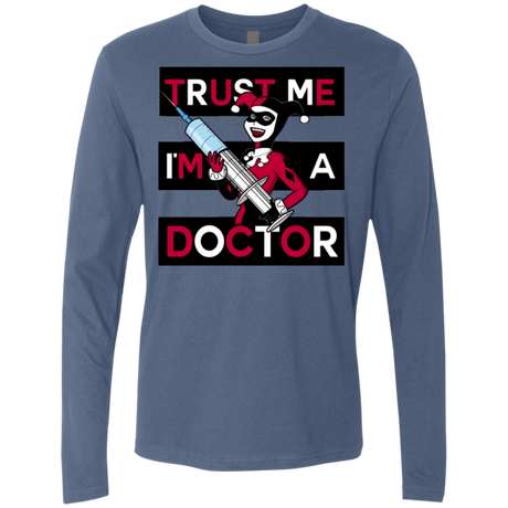 T-Shirts Indigo / Small Trust me! Men's Premium Long Sleeve