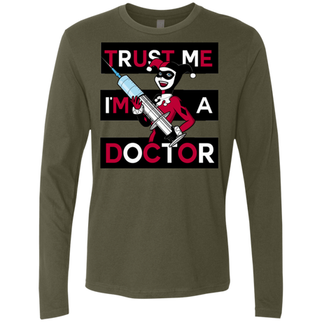 T-Shirts Military Green / Small Trust me! Men's Premium Long Sleeve