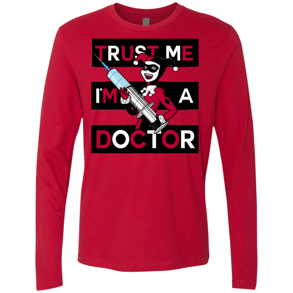 T-Shirts Red / Small Trust me! Men's Premium Long Sleeve