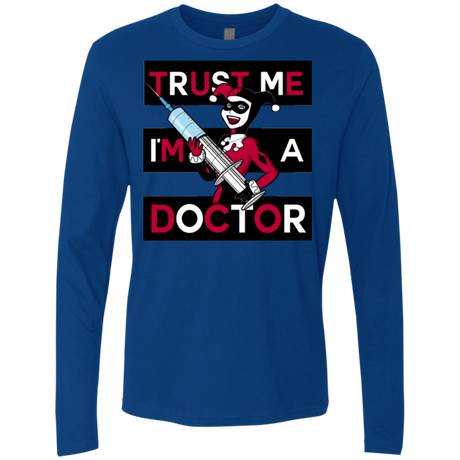 T-Shirts Royal / Small Trust me! Men's Premium Long Sleeve