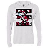 T-Shirts Heather White / X-Small Trust me! Triblend Long Sleeve Hoodie Tee