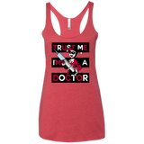 T-Shirts Vintage Red / X-Small Trust me! Women's Triblend Racerback Tank