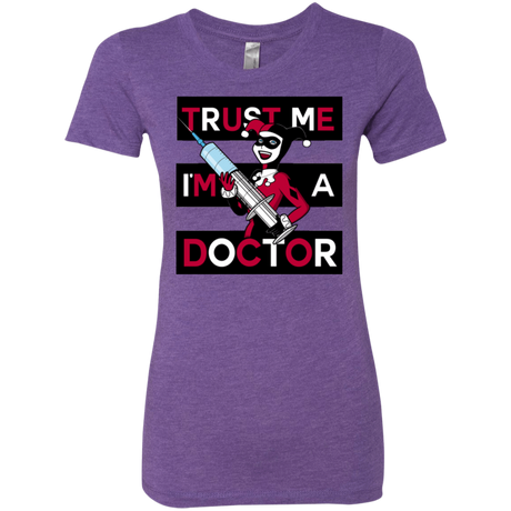 T-Shirts Purple Rush / Small Trust me! Women's Triblend T-Shirt