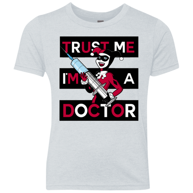 T-Shirts Heather White / YXS Trust me! Youth Triblend T-Shirt