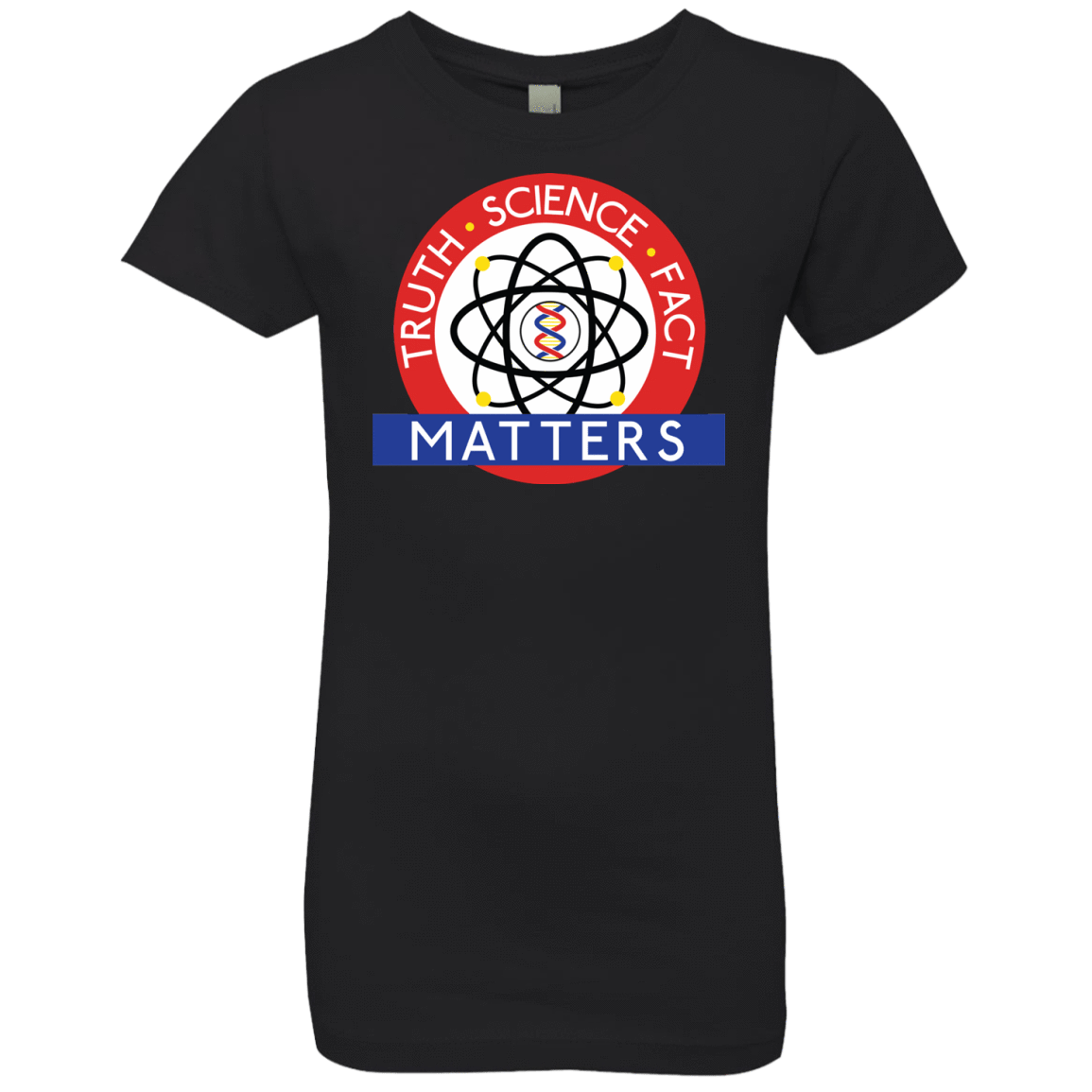 T-Shirts Black / YXS Truth Science Fact Girls Premium T-Shirt