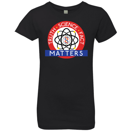 T-Shirts Black / YXS Truth Science Fact Girls Premium T-Shirt