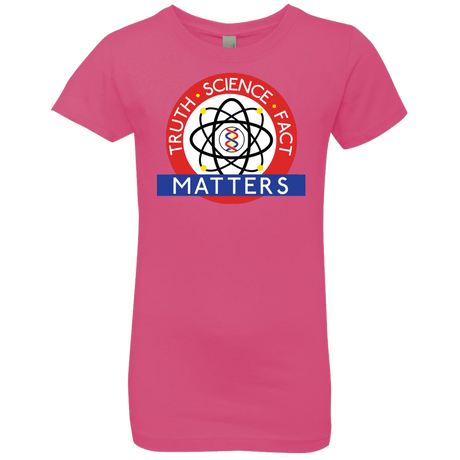 T-Shirts Hot Pink / YXS Truth Science Fact Girls Premium T-Shirt