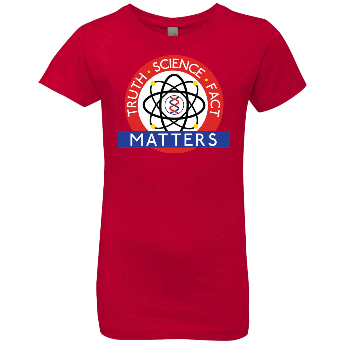 T-Shirts Red / YXS Truth Science Fact Girls Premium T-Shirt