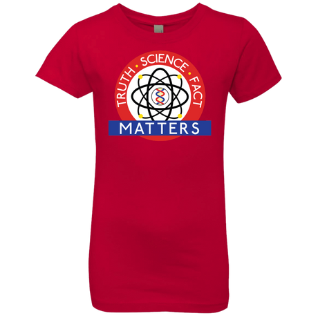 T-Shirts Red / YXS Truth Science Fact Girls Premium T-Shirt
