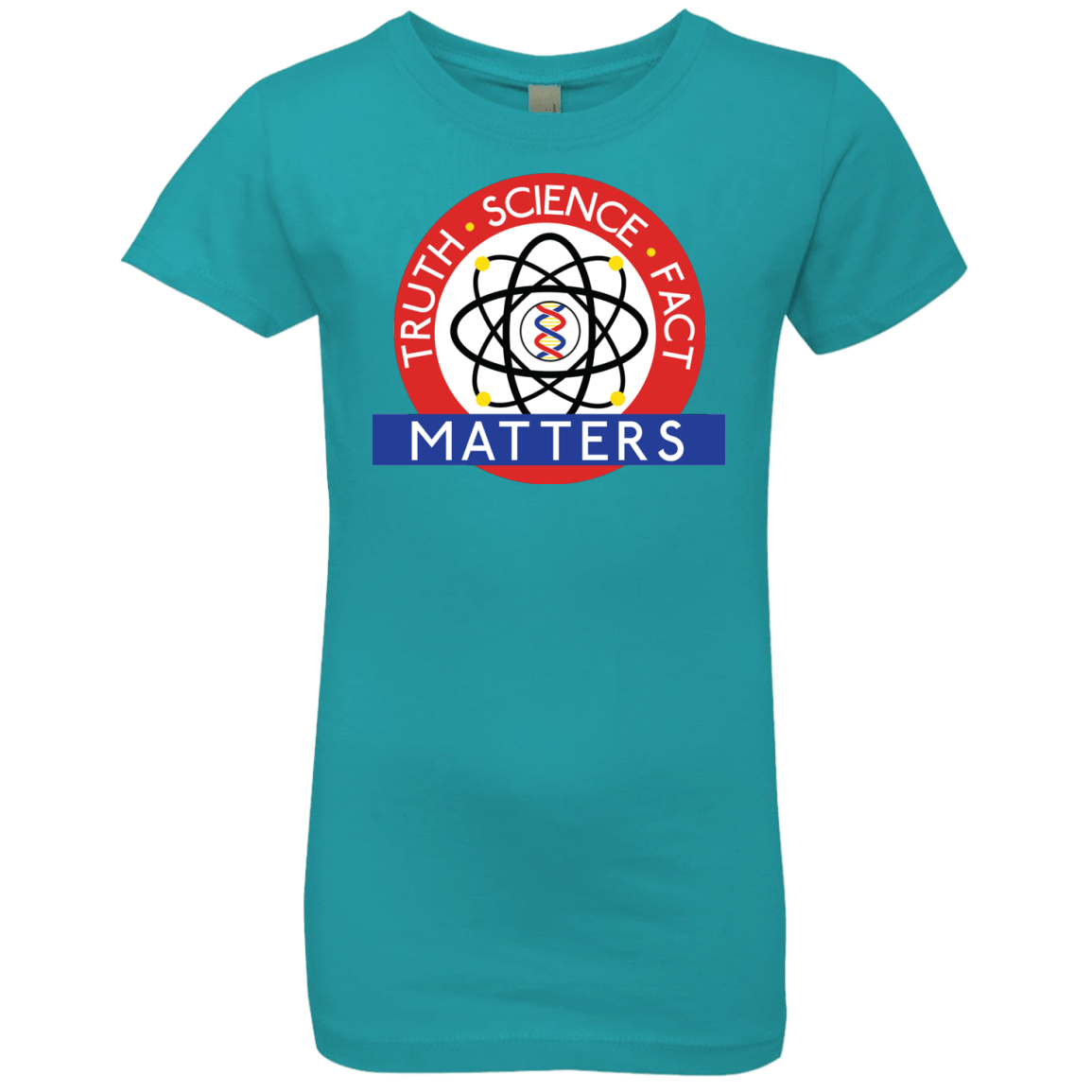 T-Shirts Tahiti Blue / YXS Truth Science Fact Girls Premium T-Shirt