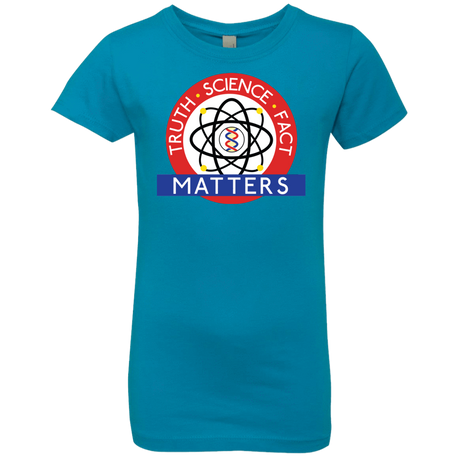 T-Shirts Turquoise / YXS Truth Science Fact Girls Premium T-Shirt