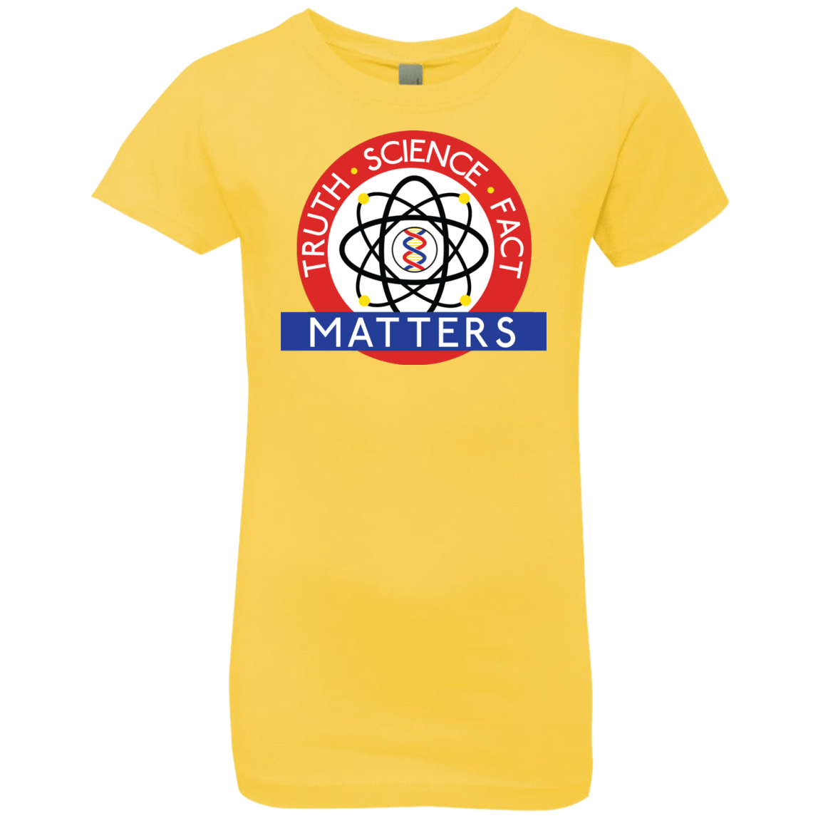 T-Shirts Vibrant Yellow / YXS Truth Science Fact Girls Premium T-Shirt