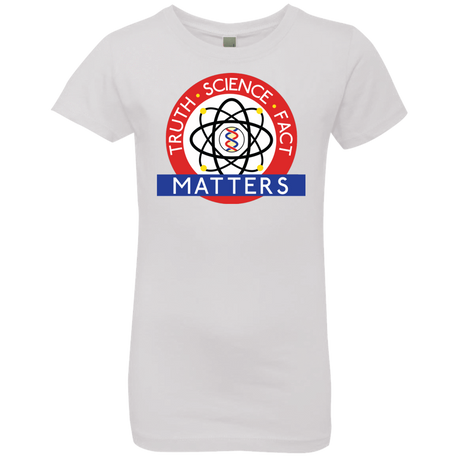 T-Shirts White / YXS Truth Science Fact Girls Premium T-Shirt
