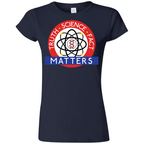 T-Shirts Navy / S Truth Science Fact Junior Slimmer-Fit T-Shirt